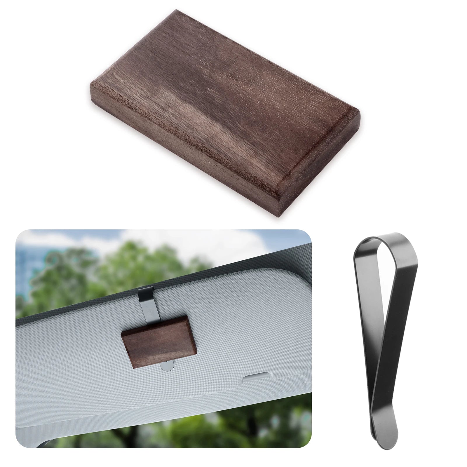 Wood Block Car Air Freshener