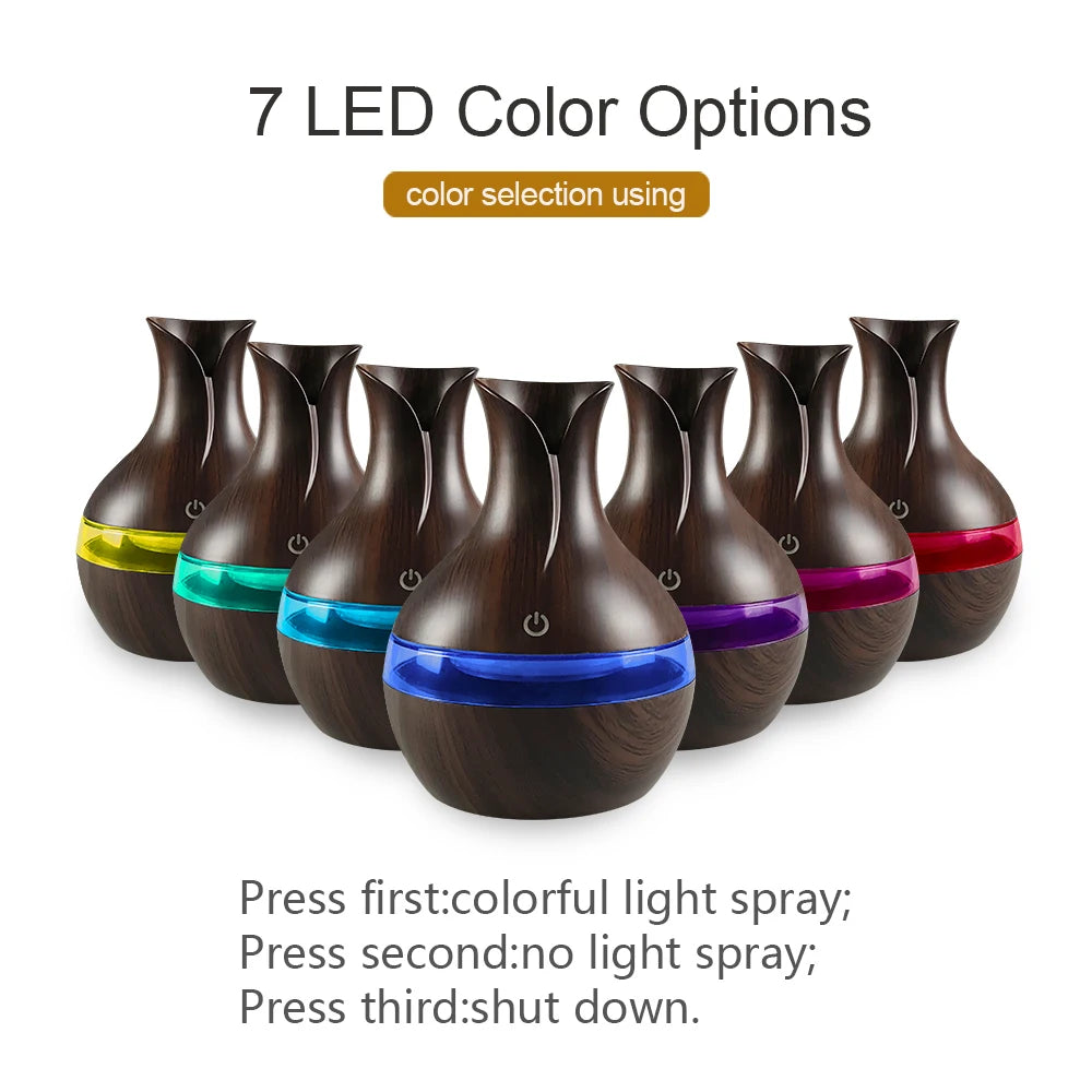 موزع رذاذ بـ 7 ألوان LED