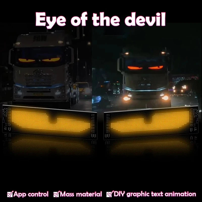لوحة بكسل مصفوفة LED بتطبيق Demon Eyes