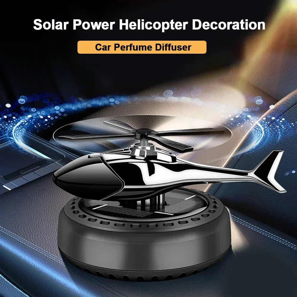Solar Helicopter Car Air Freshener