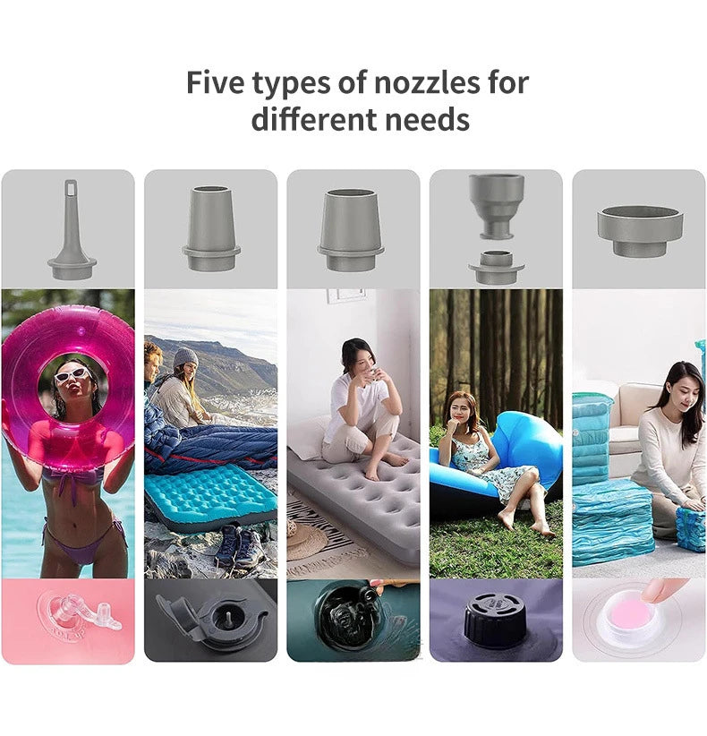 Mini Portable Air Pump 1300mAh