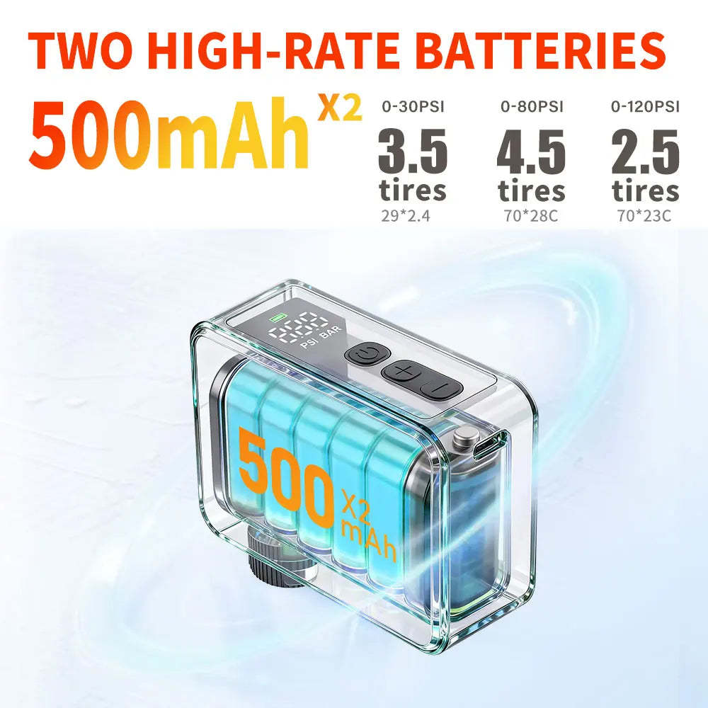 TOWILD A13 Mini Bike Tire Pump