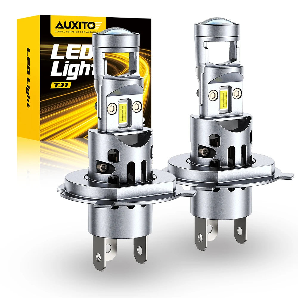 AUXITO H4 Turbo LED Lens Headlight 6500K