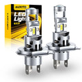 AUXITO H4 Turbo LED Lens Headlight 6500K