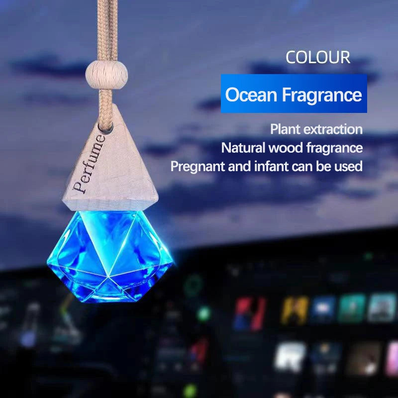 Hanging Car Aroma Glass Bottle