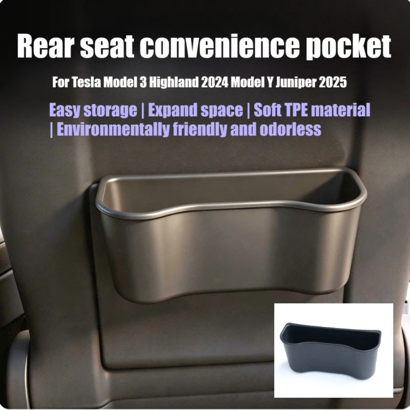 Rear Seat Cup Holder Organizer Tesla