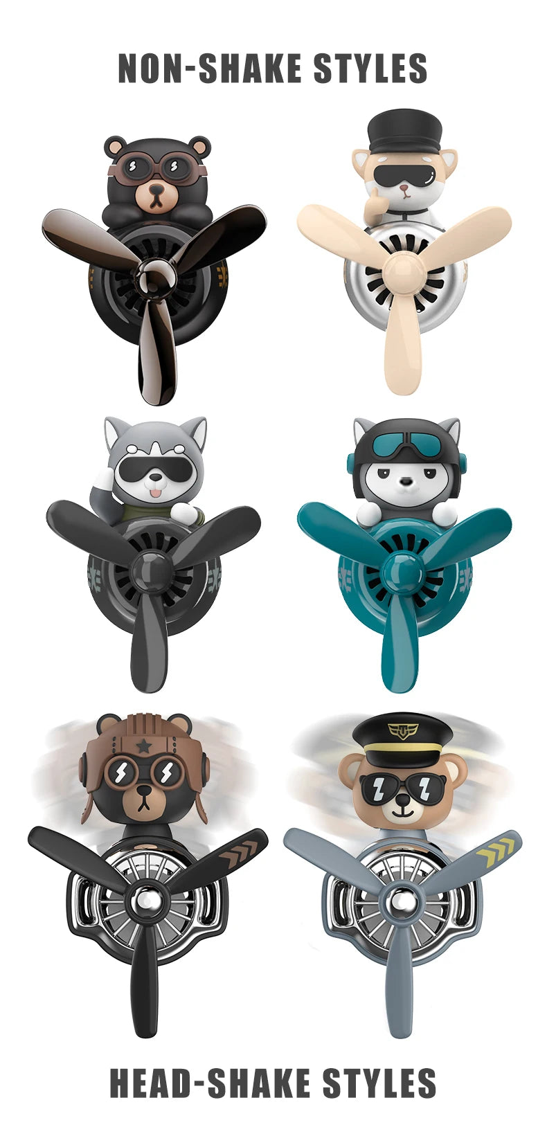 Pilot Dog Car Air Freshener