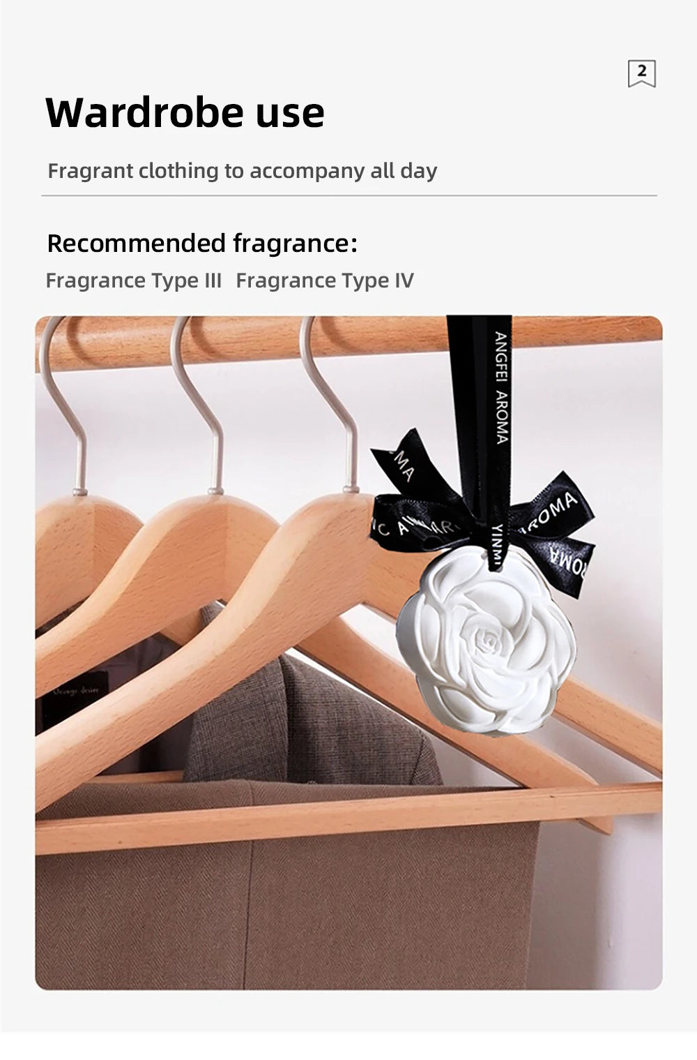 Gypsum Flower Car Air Freshener