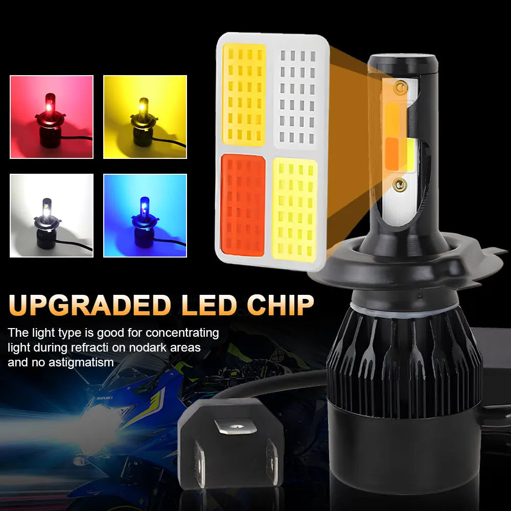 S2 كشافات LED أمامية 4 ألوان 80 واط كانباص