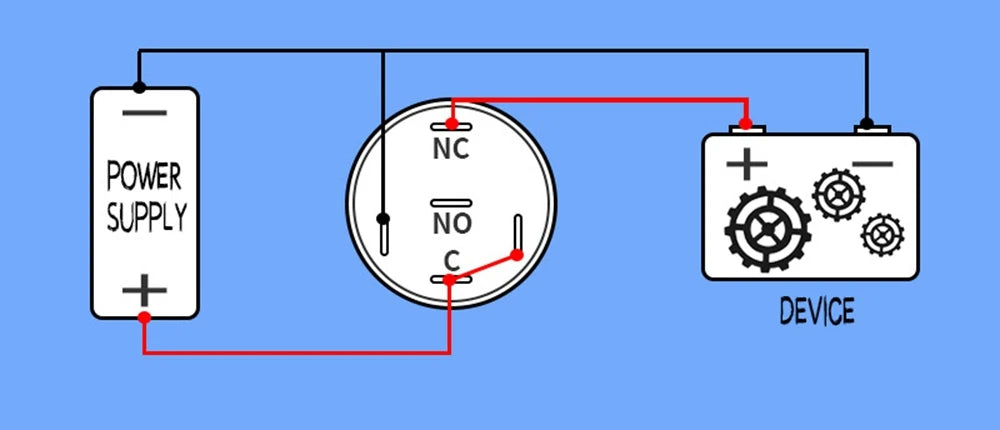Metal Push Button Switch 12V (5PCS)