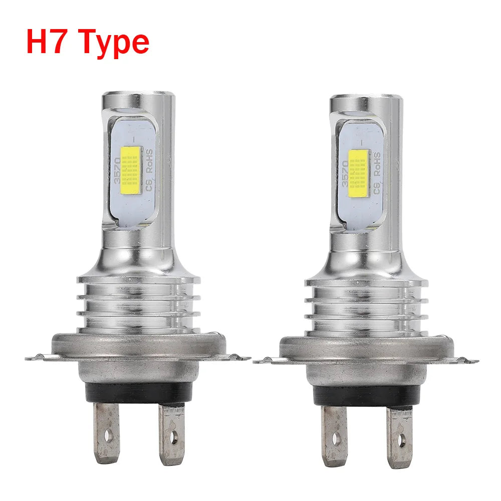 H15/H11B مصباح أمامي LED 30000 لومن (قطعتان)