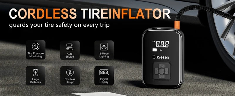 Wireless Tire Inflator 150PSI