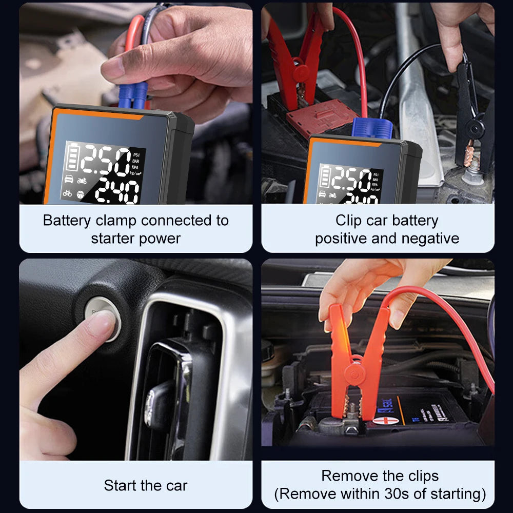 All-in-One Car Jump Starter & Air Pump