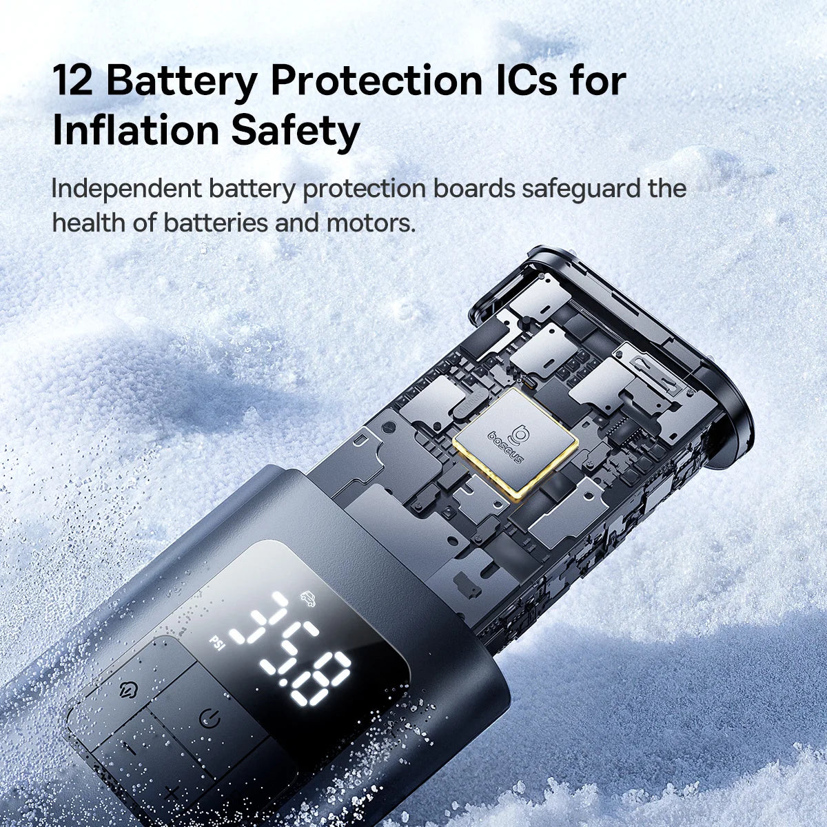 Baseus 2-in-1 Tire Inflator 6000mAh