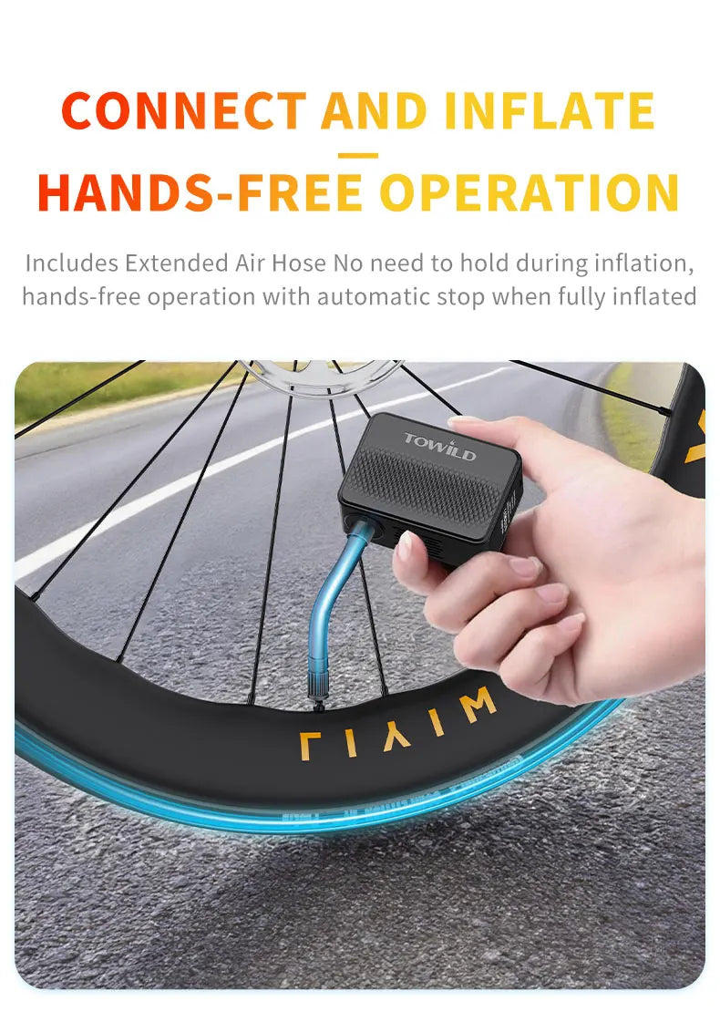 TOWILD A13 Mini Bike Tire Pump