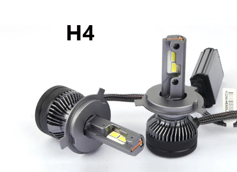 كشافات LED H7/H4 بقدرة 200 واط و30000 لومن و12 فولت/24 فولت