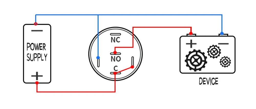 Metal Push Button Switch 12V (5PCS)