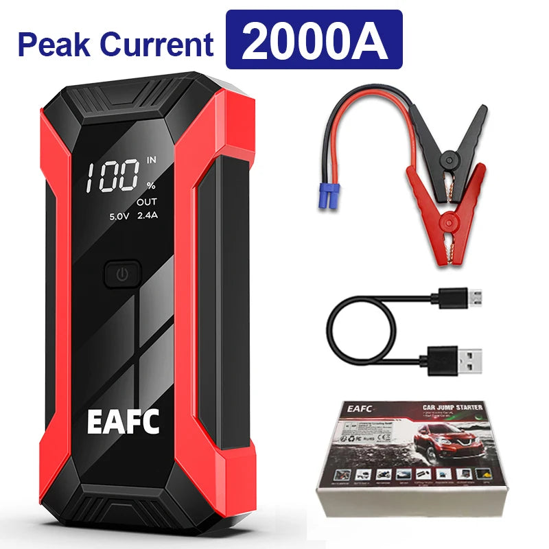Portable 2000A Jump Starter 12V
