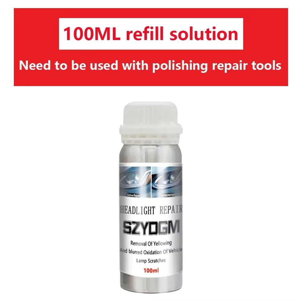 Car Headlight Restoration Kit