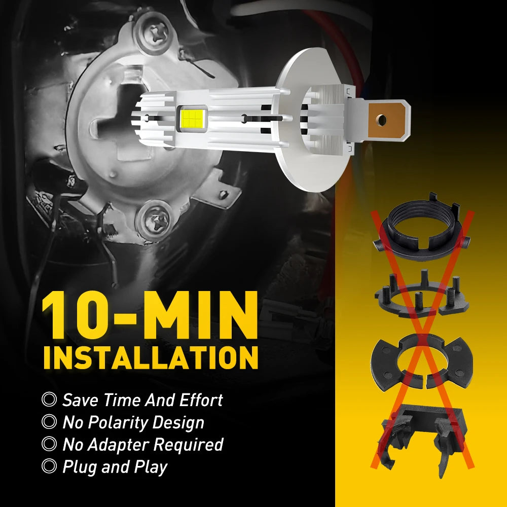AUXITO H1 LED 12000LM (2PCS)