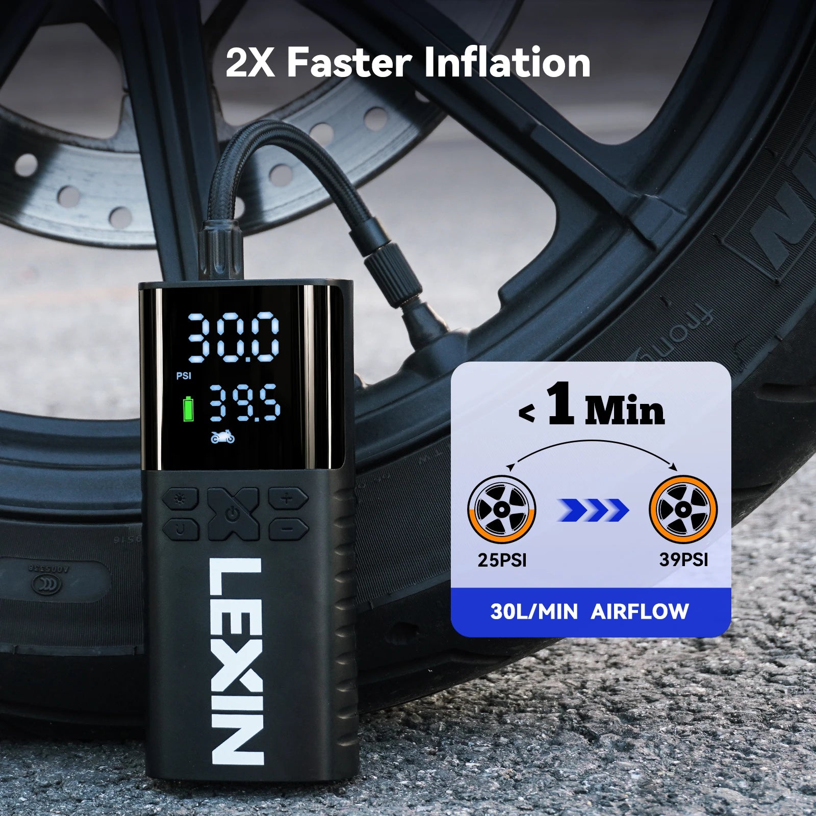 Lexin P4 Smart Tire Inflator