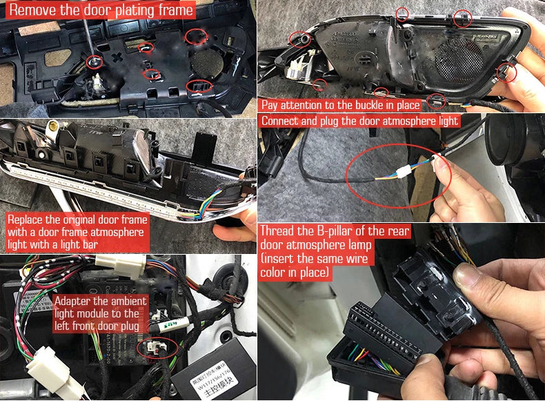 Mercedes Ambient Air Vent LED 64 Colors
