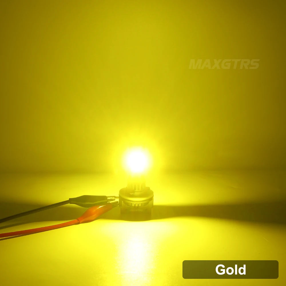 مصباح أمامي LED طراز H11B بقوة 55 واط 26000 لومن مزود بتقنية Canbus