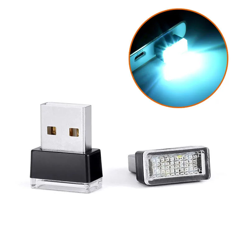 إضاءة LED محيطية صغيرة بمنفذ USB (قطعتان/10 قطع)