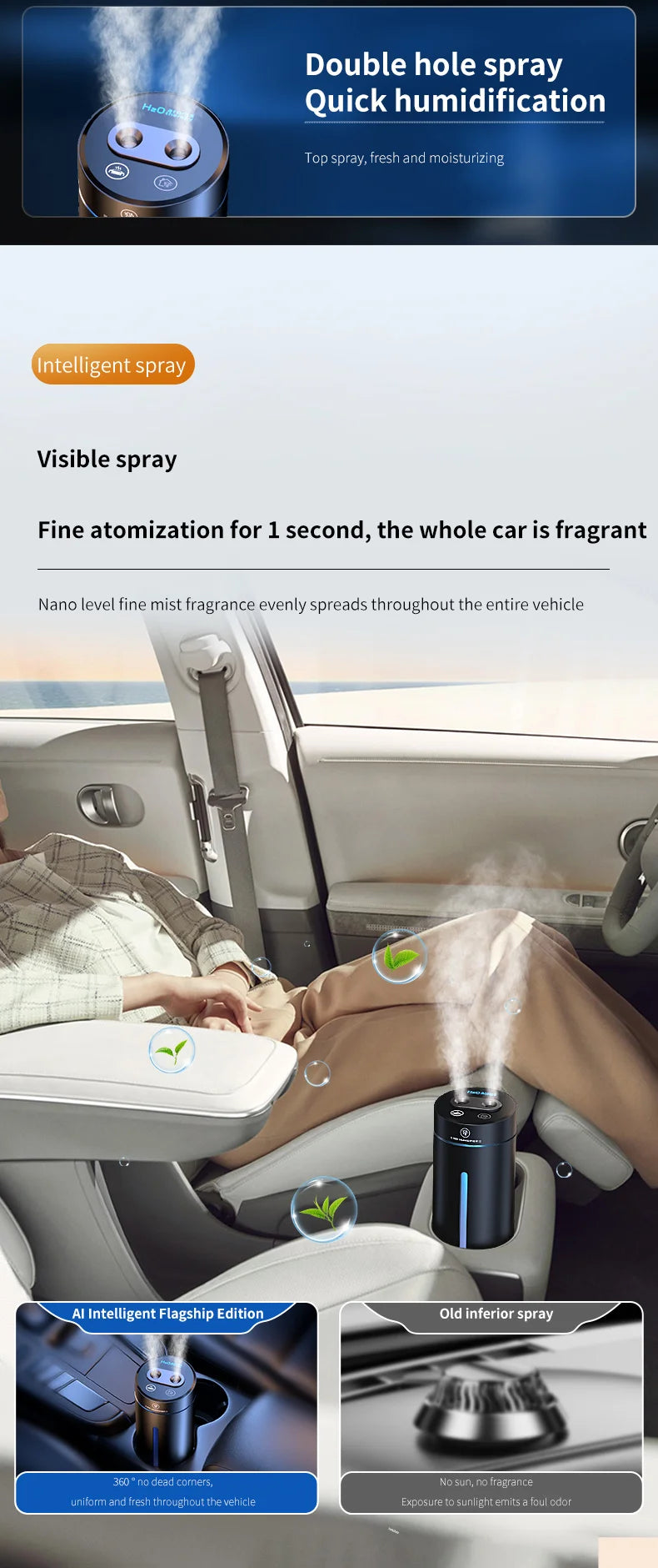 USB Car Air Humidifier
