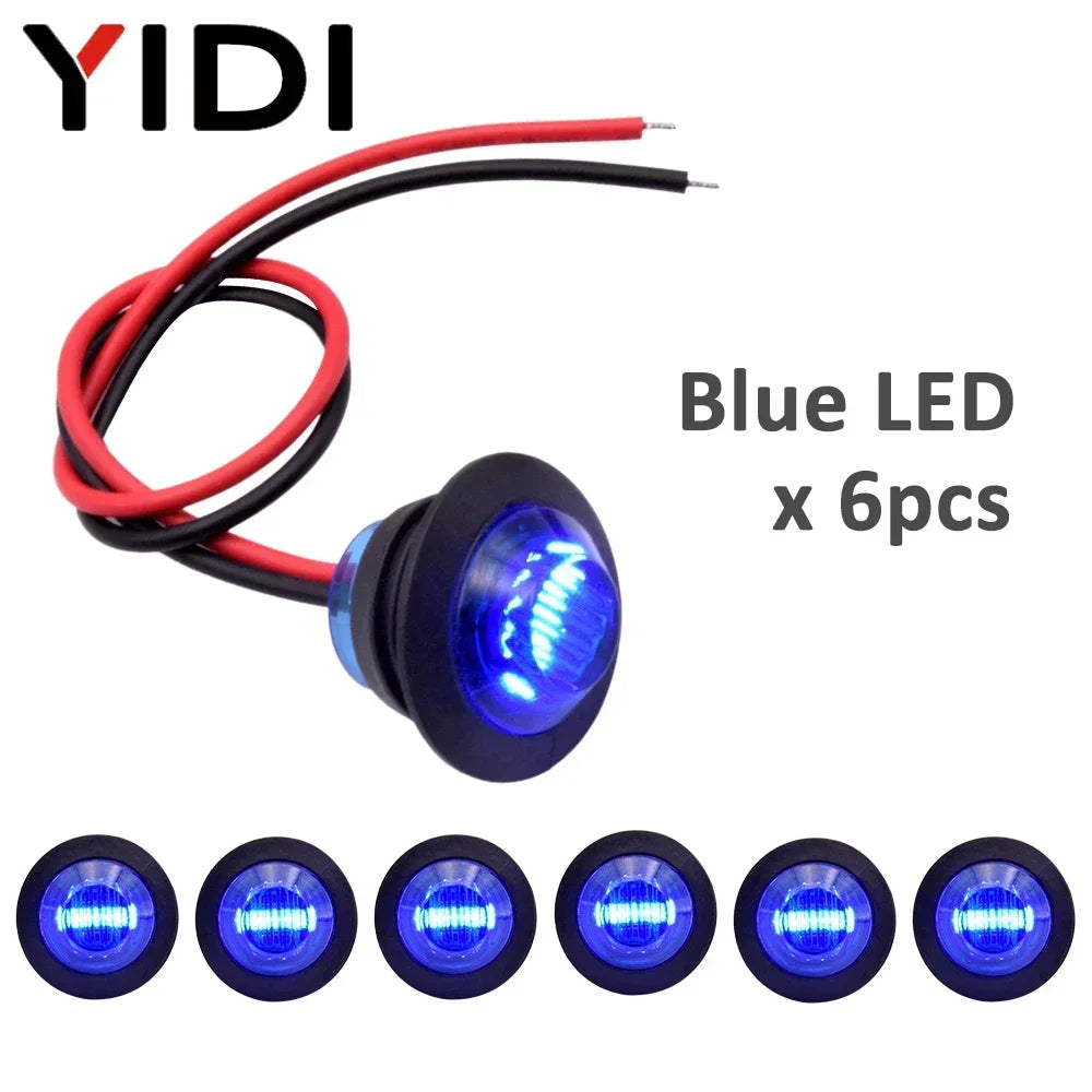 مصباح جانبي LED DRL مقاوم للماء 12 فولت
