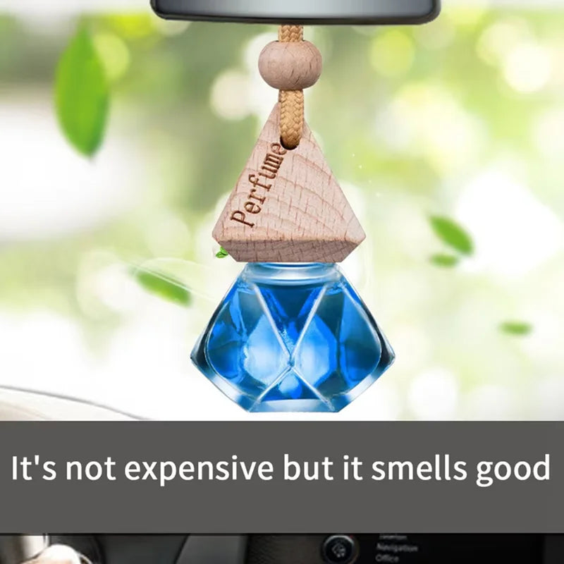 Hanging Car Aroma Glass Bottle