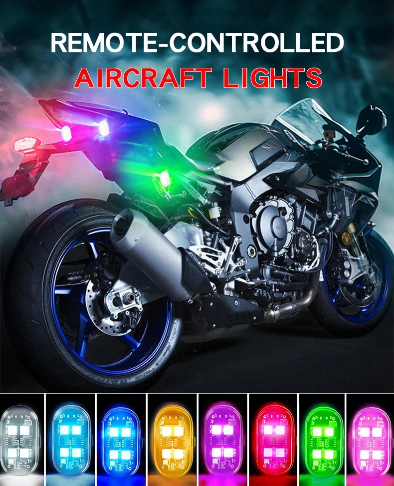 ضوء تحذير ستروب لاسلكي بتقنية RGB LED