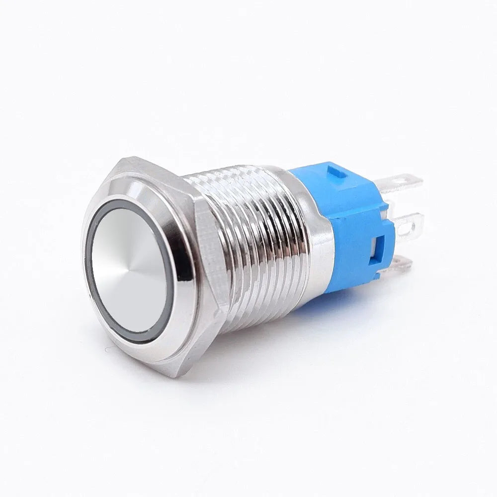 Metal Push Button Switch 12V (5PCS)