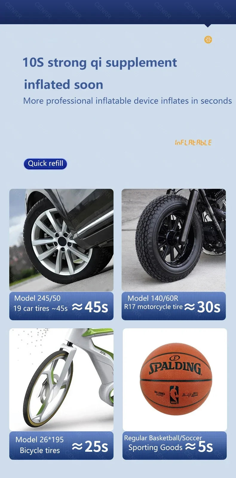 Wireless Tire Inflator