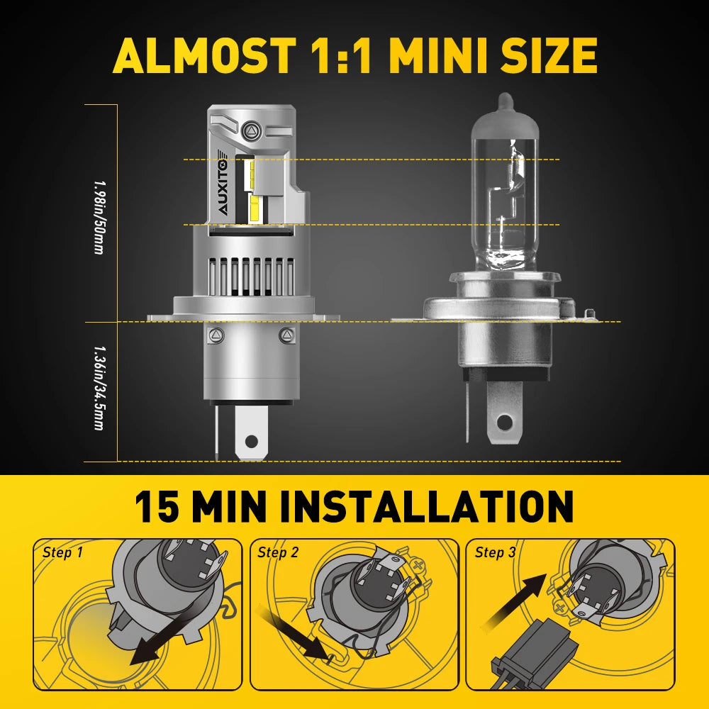 AUXITO H4 9003 LED Headlight 20000LM