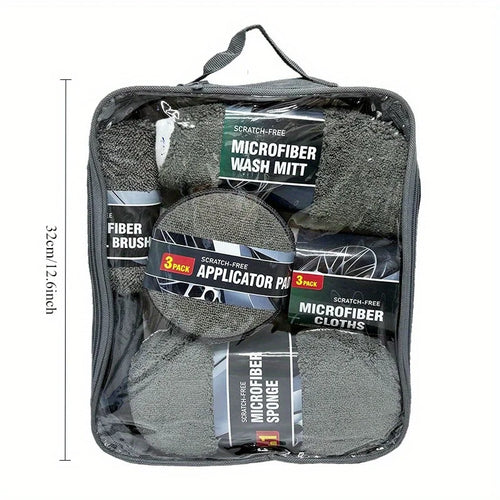 11Pcs Car Cleaning Kit