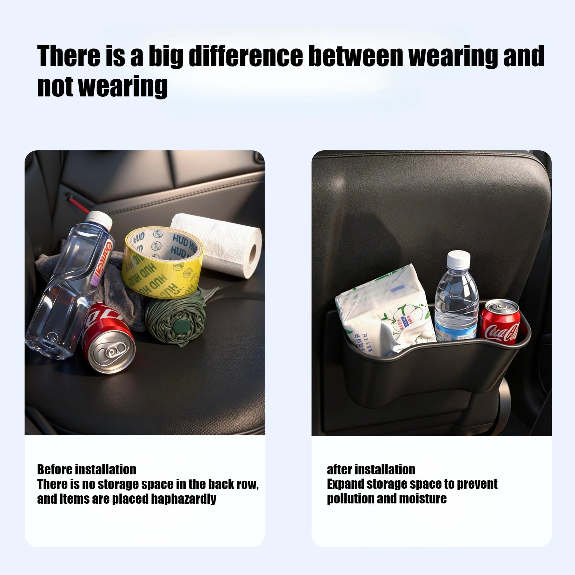 Rear Seat Cup Holder Organizer Tesla