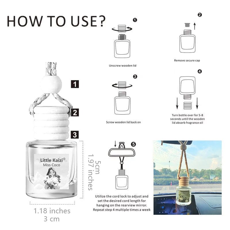 موزع عطر للسيارة يدوم 60 يومًا