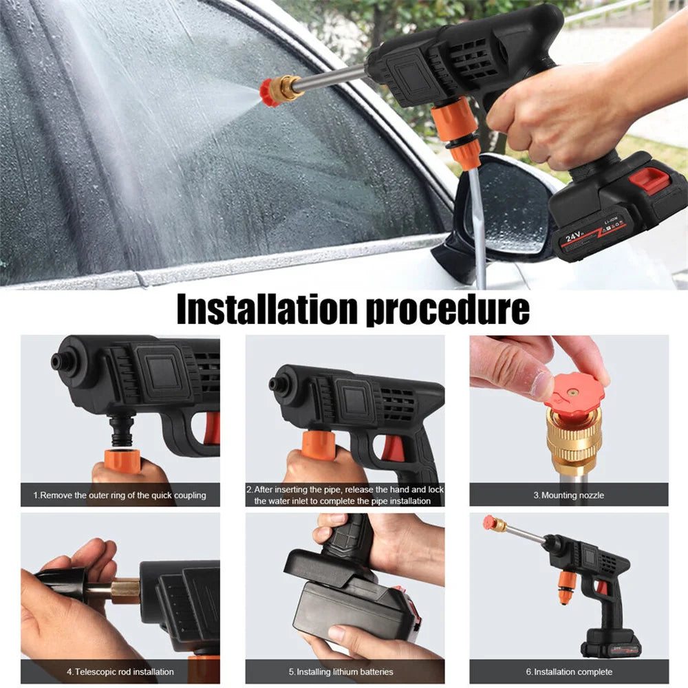 Portable 30Bar Car Wash Gun