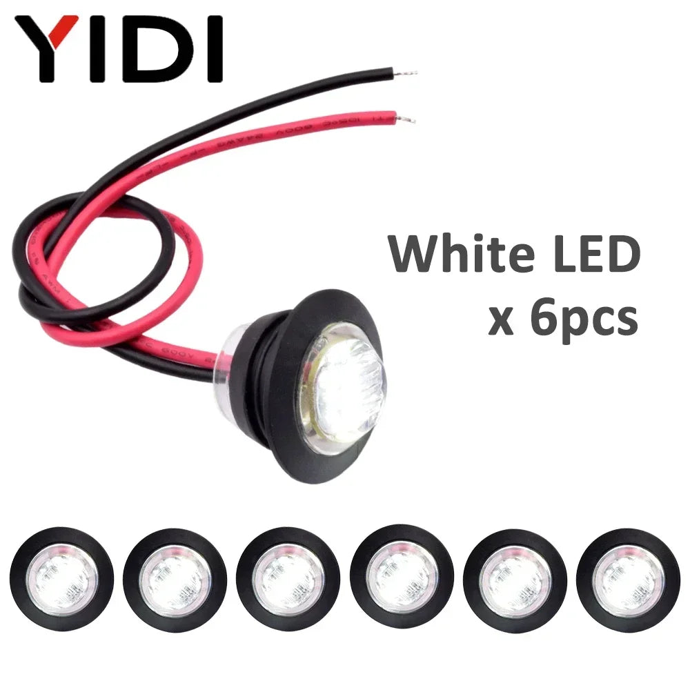 مصباح جانبي LED DRL مقاوم للماء 12 فولت