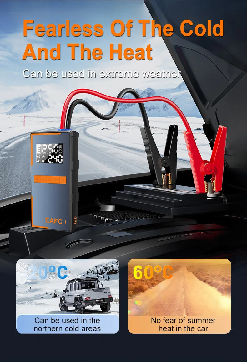 All-in-One Car Jump Starter & Air Pump