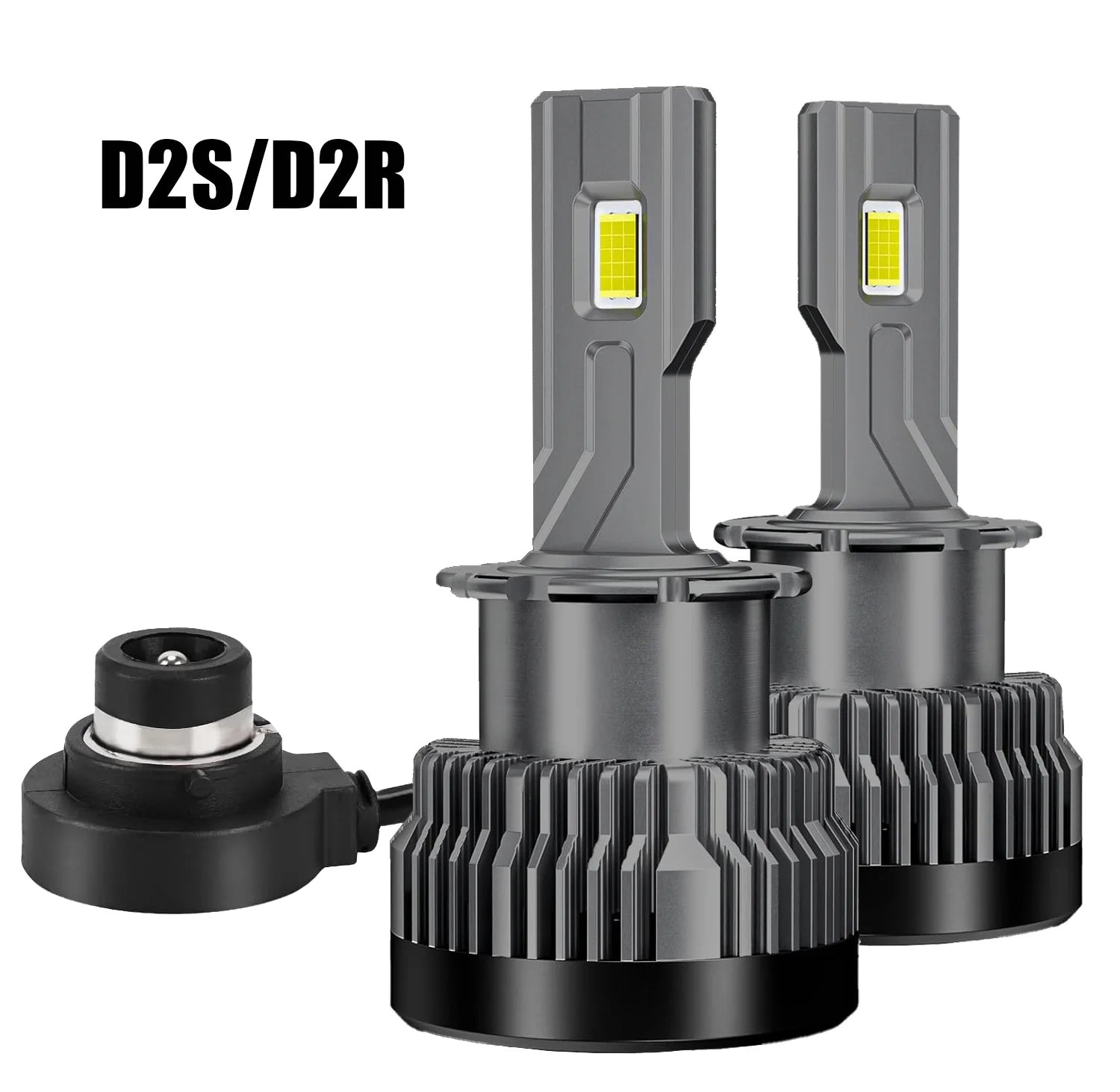 مصباح أمامي LED D1S–D8S بقوة 35 واط و30000 لومن مع نظام Canbus
