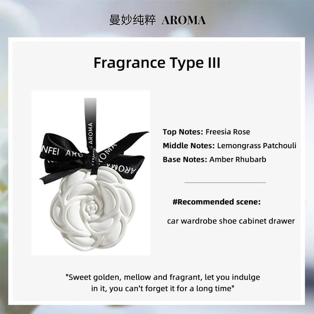 Gypsum Flower Car Air Freshener