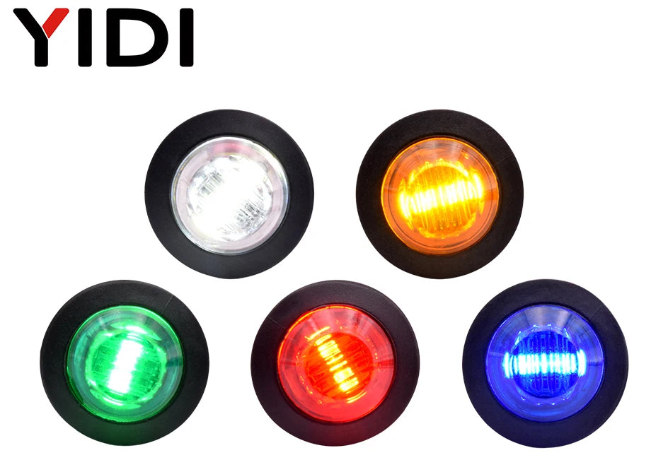 مصباح جانبي LED DRL مقاوم للماء 12 فولت