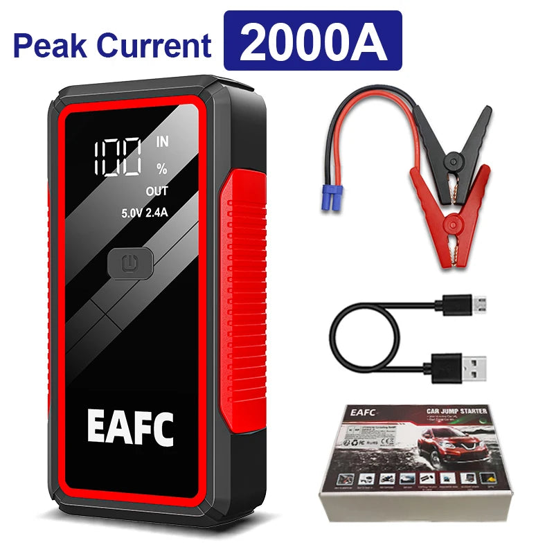 Portable 2000A Jump Starter 12V