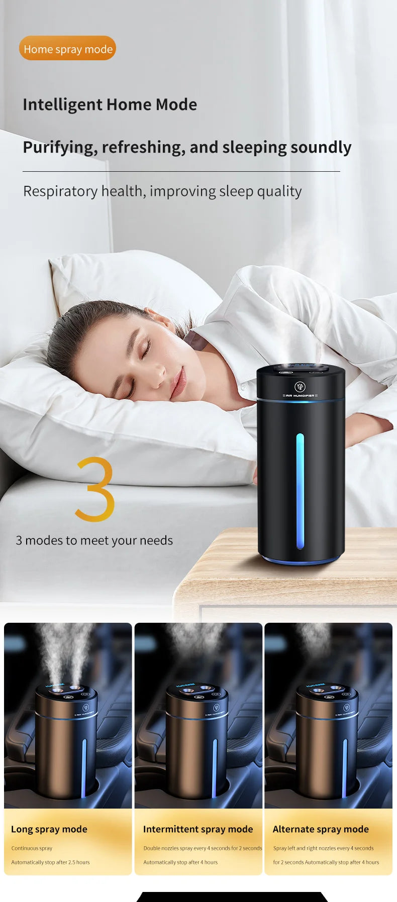 USB Car Air Humidifier