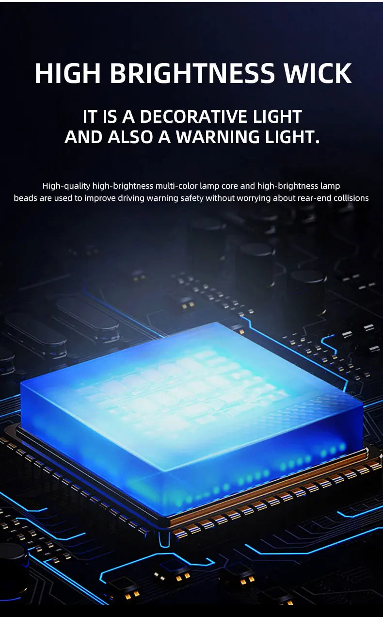 مجموعة إضاءة تحذير لاسلكية ستروب LED