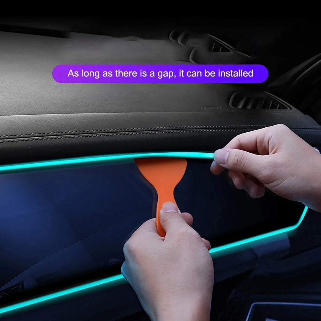 3M Car RGB EL Wire LED USB Light