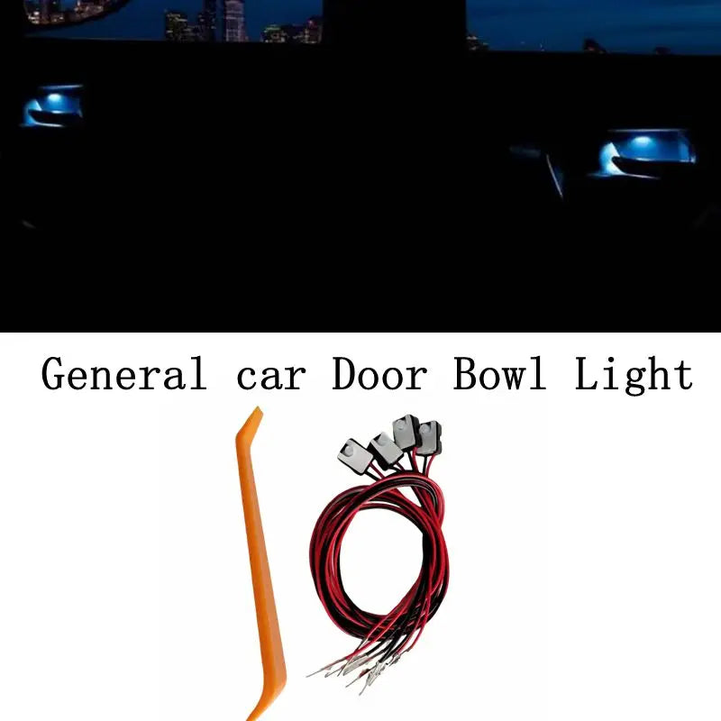 Car Ambient Door Handle LED Light (4PCS)