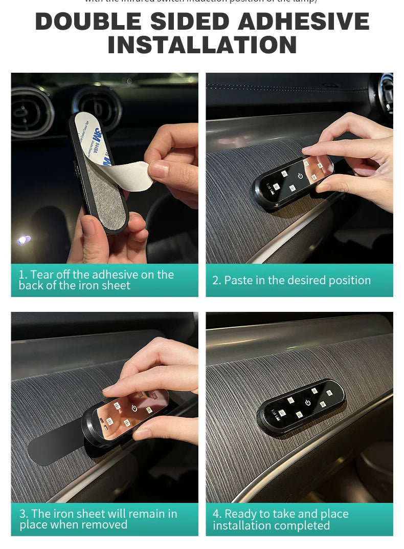 Car Door LED Warning Welcome Light USB
